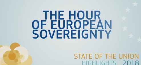 Estat de la Unió 2018: l'hora de la sobirania europea
