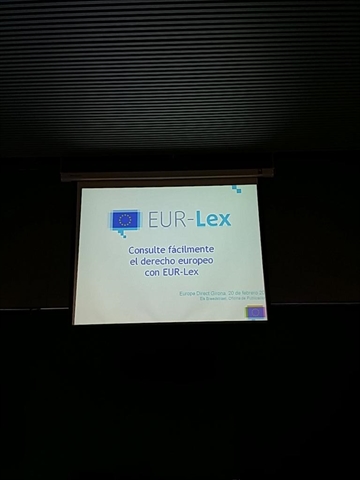 Sessió de formació sobre la nova versió d'EURLEX, avui, al Parc Científic i Tecnològic de la Universitat de Girona
