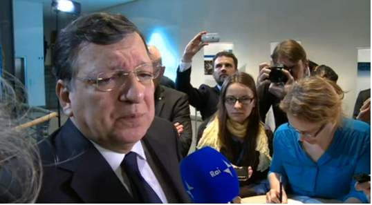 Declaracions del president Barroso de la situació d'Ucraïna al marge de l'esdeveniment: «Un Ànima per a Europa» a Berlín