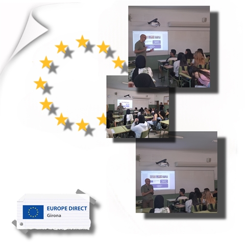 Taller "Joventut activa a la UE" a l'INS Ramon Muntaner, 30 de maig de 2025