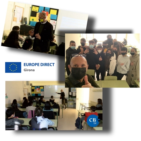 Taller "Joventut activa a la UE" a l'INS Sant Feliu de Guíxols, Sant Feliu de Guíxols 19 i 21 de Gener de 2022