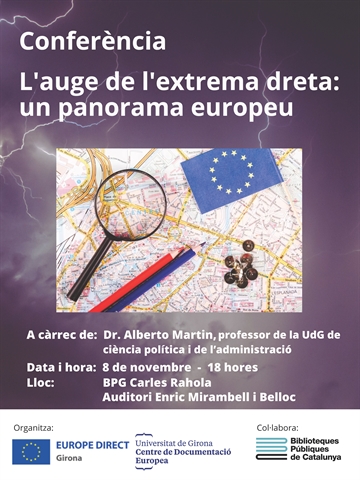 8N- Conferència l'Auge de l'Extrema Dreta: Un panorama europeu