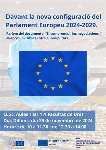 25 N - Davant la nova configuració del Parlament Europeu 2024-2029