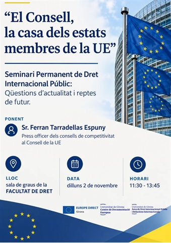 El Consell, la casa dels estats membres de la UE, 2 de Novembre