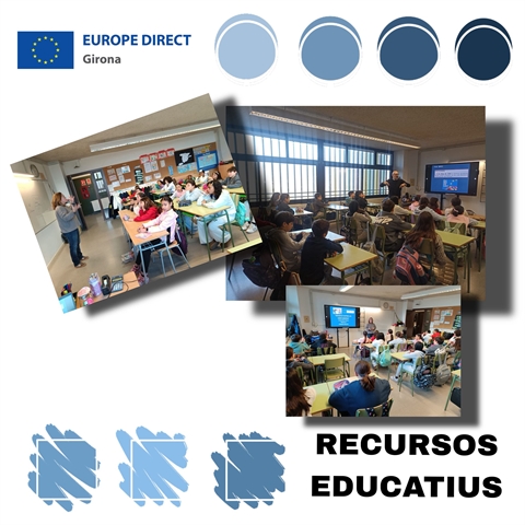 Taller "Joventut activa a la UE" a l'Escola Sant Roc, 15 de gener de 2026