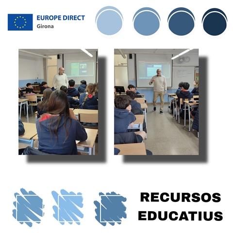 Taller "Joventut activa a la UE" a l'Escola Vedruna, 14 de gener de 2026