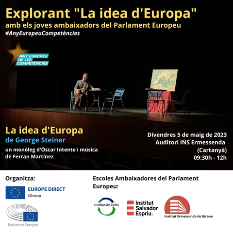 5 de Maig: Explorant "La Idea d'Europa" amb els joves ambaixadors del Parlament Europeu