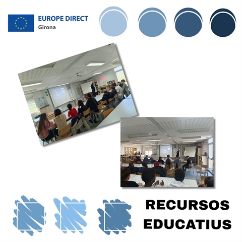 Taller "Joventut activa a la UE" a l'INS Brugulat, 24 de març de 2026