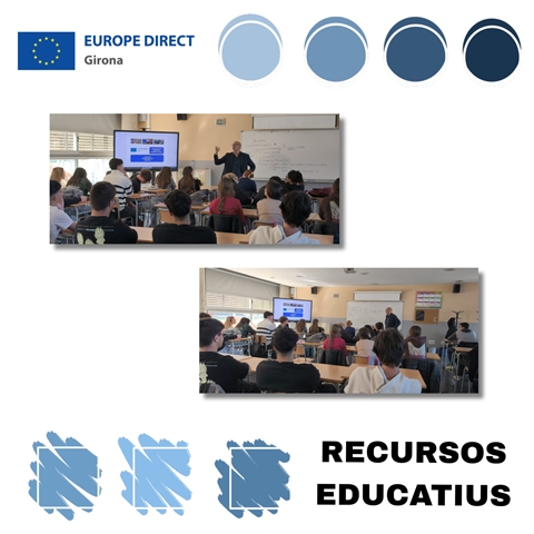 Taller "Joventut activa a la UE" a l'INS Carles Rahola, 12 de febrer de 2026