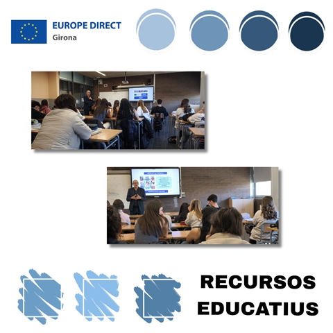Taller "Joventut activa a la UE" a l'INS Carles Rahola, 27 de març de 2026