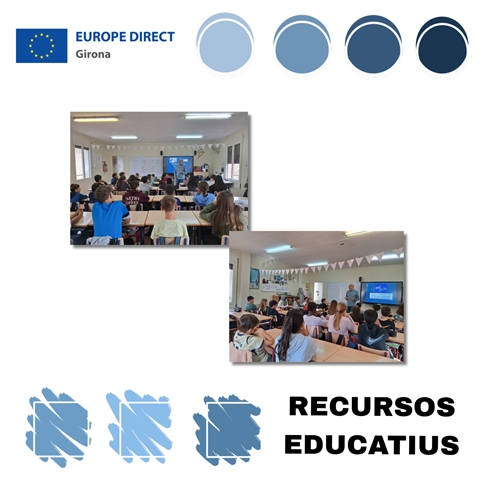 Taller "Joventut activa a la UE" a l'INS Escola Cor de Maria, 14 de maig de 2026