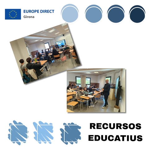 Taller "Joventut activa a la UE" a l'INS Frederic Martí Carreras, 26 de març de 2026