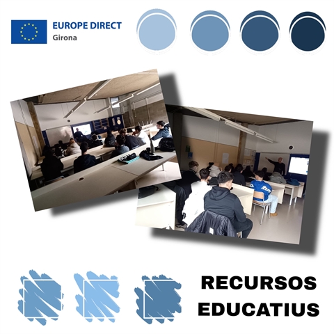 Taller "Joventut activa a la UE" a INS La Jonquera, 22 de gener de 2026