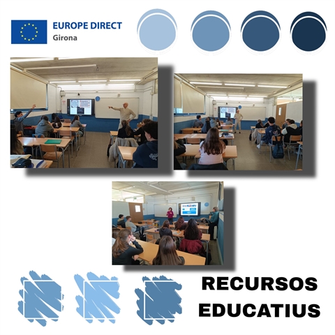 Taller "Joventut activa a la UE" a l'INS Llançà, 16 de gener de 2026
