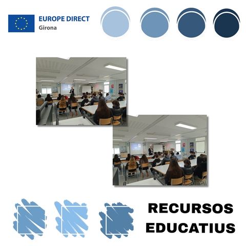 Taller "Joventut activa a la UE" a l'INS Maçanet de la Selva, 24 de març de 2026