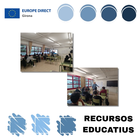 Taller "Joventut activa a la UE" a l'INS Pere Alsius, 19 de març de 2026