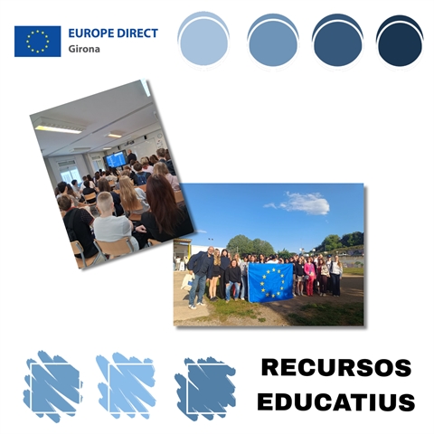 Taller "Joventut activa a la UE" a l'INS Salvador Villarràs, 21 d'abril de 2026