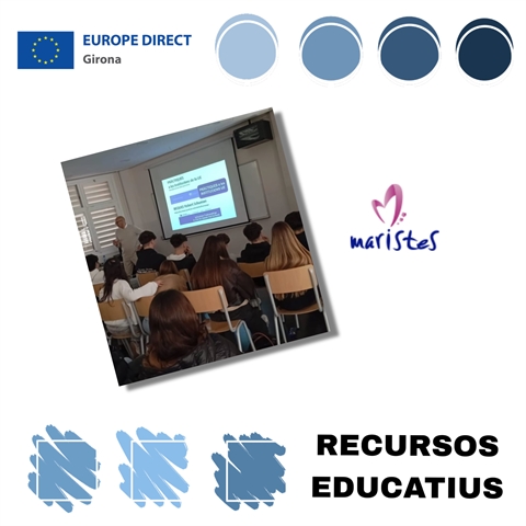 Taller "Joventut activa a la UE" a l'INS Maristes, 19 de febrer i 17 de març de 2026