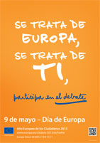 Celebració del dia d'Europa a Roses (Girona)