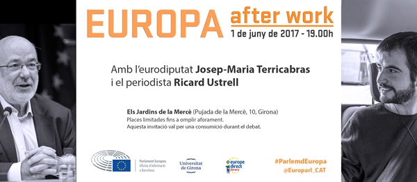 Europa After Work: Dijous 1 de juny amb Josep-Maria Terricabras i Ricard Ustrell