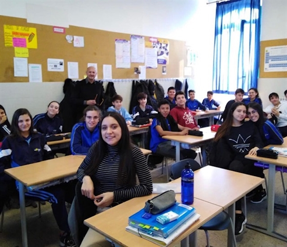 Taller "Joventut activa a la UE" al Col·legi La Salle de Figueres. 9 de gener de 2020