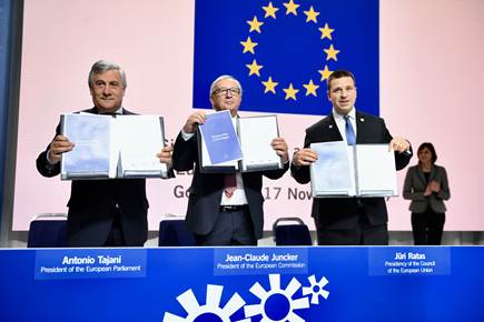 Declaració del president Juncker sobre la proclamació del Pilar europeu de Drets socials