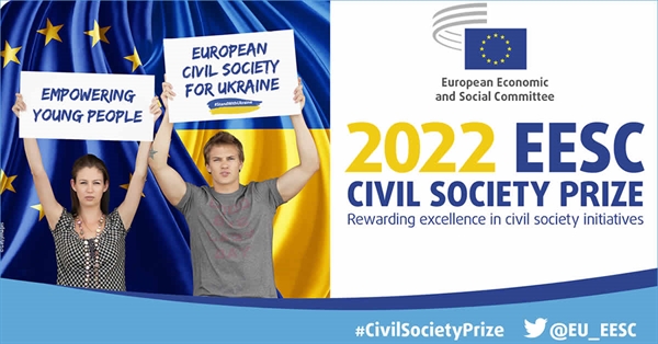 El CESE llança el Premi Societat Civil 2022 centrat en dos temes: la joventut i Ucraïna