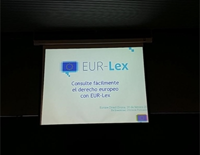 Sessió de formació sobre la nova versió d'EURLEX, avui, al Parc Científic i Tecnològic de la Universitat de Girona