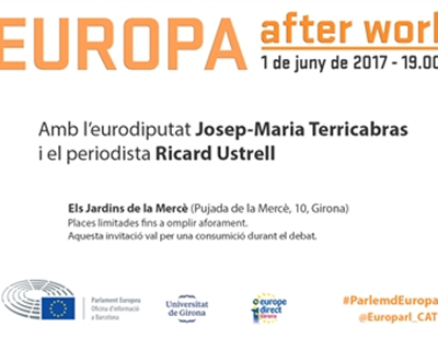  Europa After Work: Dijous 1 de juny amb Josep-Maria Terricabras i Ricard Ustrell