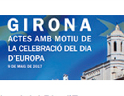 Acte de commemoració institucional del Dia d'Europa a la ciutat de Girona (09/05/2017)